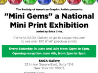 SAGA’s Mini Gems 2022 Print Show