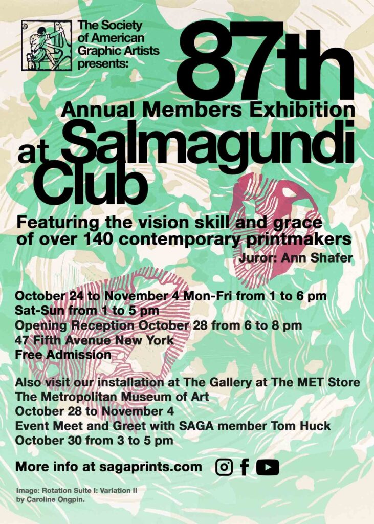 Society of American Graphic Artists Member Exhibition