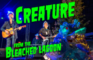 Creature from the Bleached Lagoon, Live with Buttercup at Luminaria, San Antonio, TX.