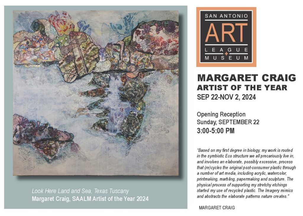 San Antonio Art League + Museum 2024 Artist of the Year Exhibition, Margaret Craig